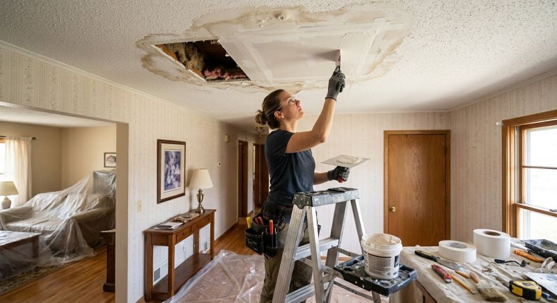 Ceiling Leak Repair Service in Houston, TX
