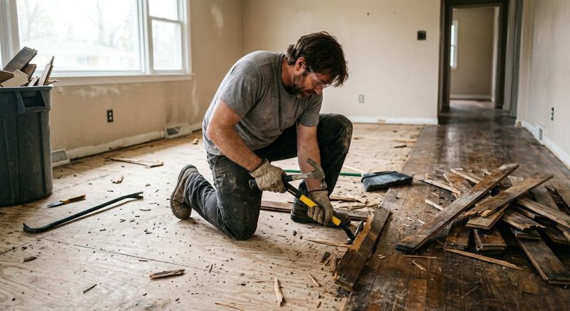 Hardwood Floor Removal in Charleston, SC