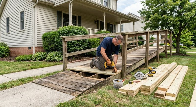 Wood Ramp Repair in Denver, CO