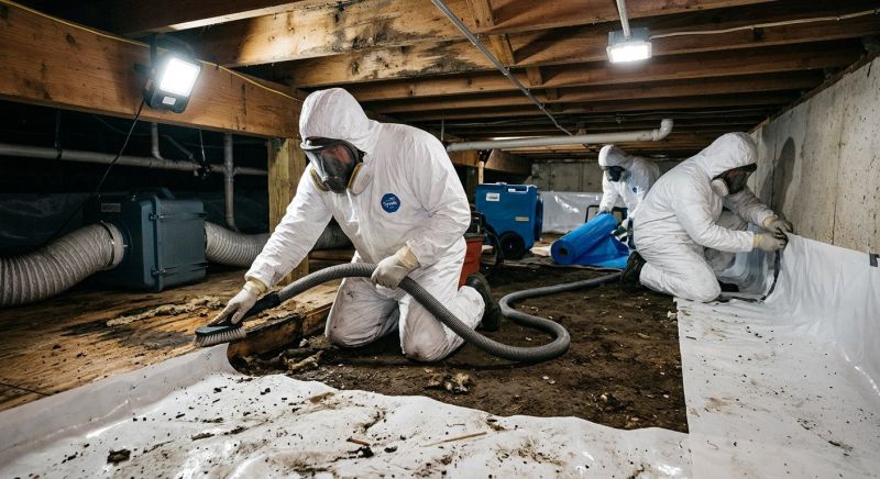 Crawl Space Remediation in Conroe, TX