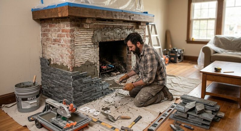 Fireplace Remodeling Service in Alpharetta, GA