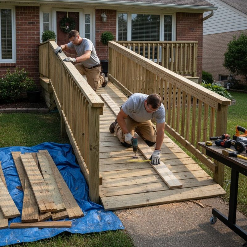 Handicap Ramp Repair in Conroe, TX