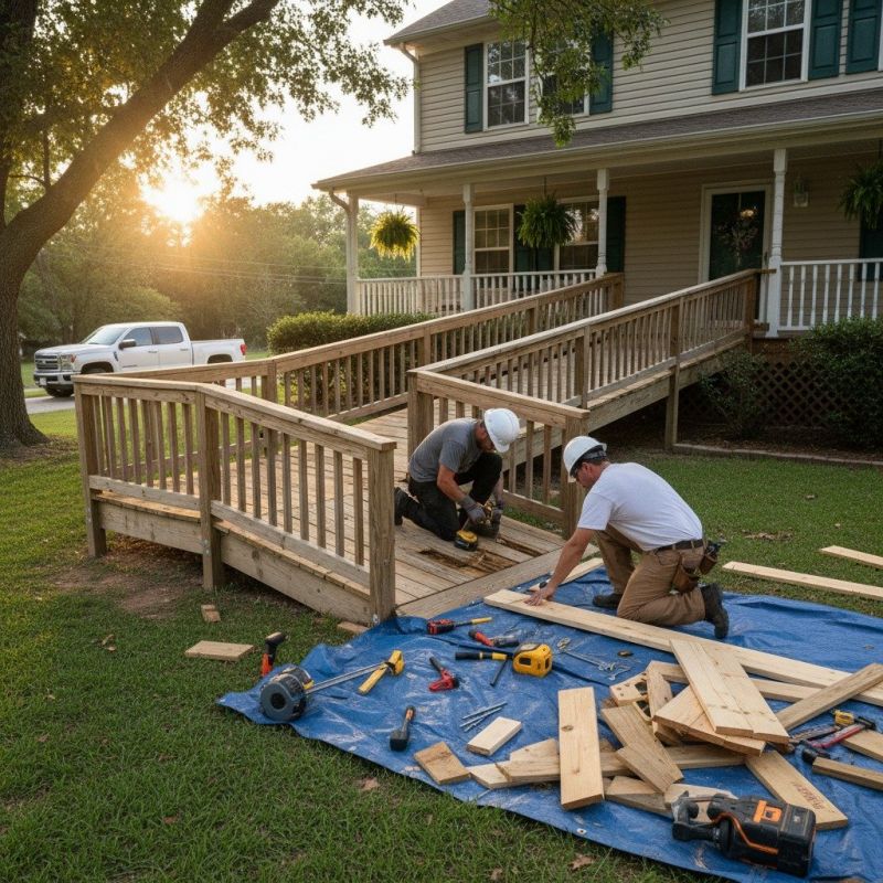 Handicap Ramp Repair in Kansas City, KS