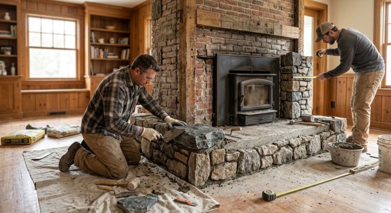 Hearth Installation in Katy, TX