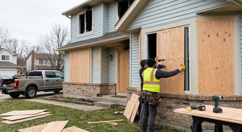 Window Boarding Service in Overland Park, KS
