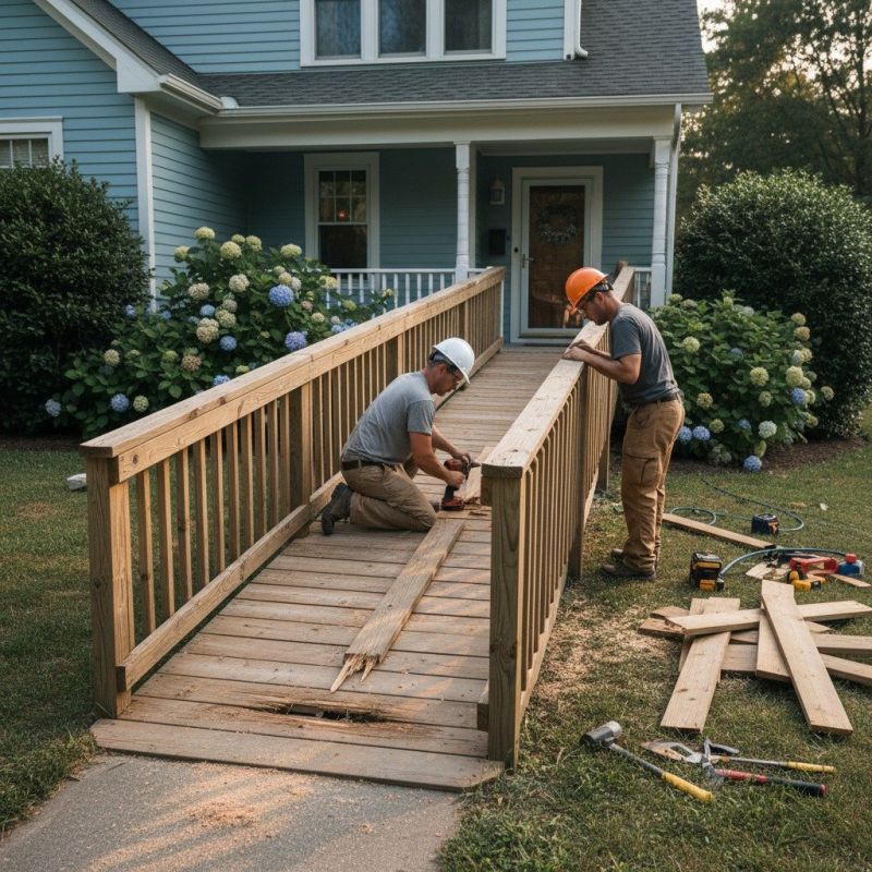 Wood Ramp Repair in Kansas City, KS
